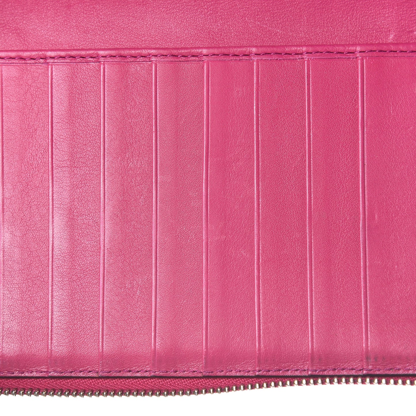 Patent Soho Zip Around Wallet Bright Bougainvillea