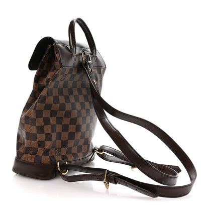 Louis Vuitton Damier Ebene Soho Backpack 2 of 8