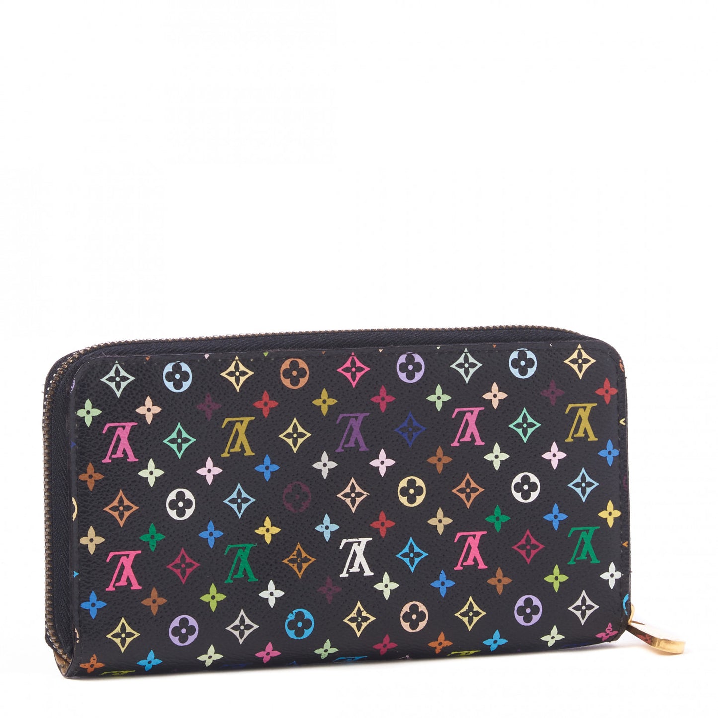 Monogram Multicolor Zippy Wallet Black