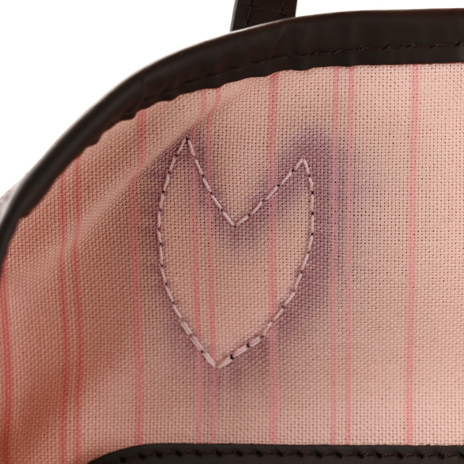 Louis Vuitton Damier Ebene Neo Neverfull MM Rose Ballerine 17 of 18
