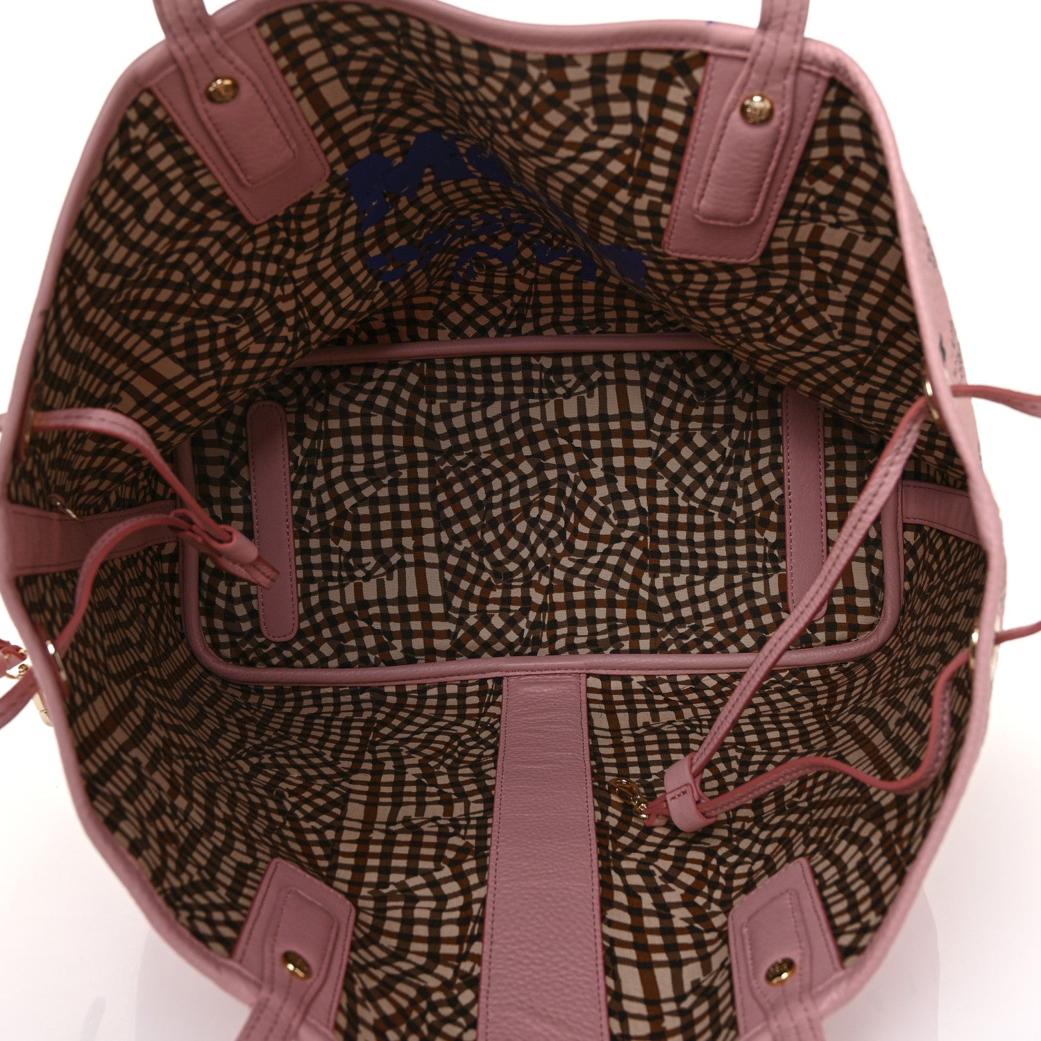 MCM Visetos Medium Liz Reversible Shopper Tote Soft Pink 4 of 8