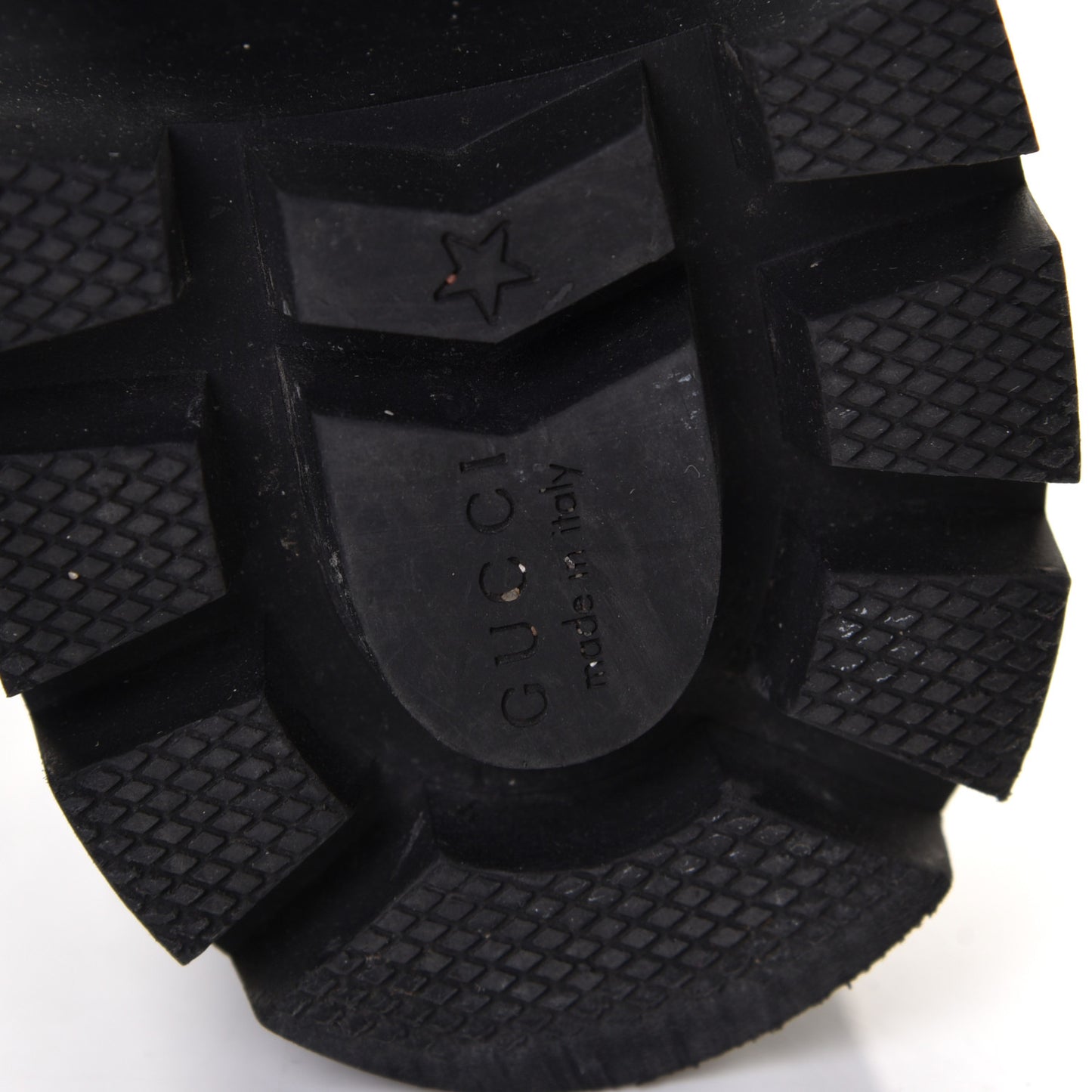 Tweed GG Monogram Lace Up Combat Ankle Boots 37.5 Black