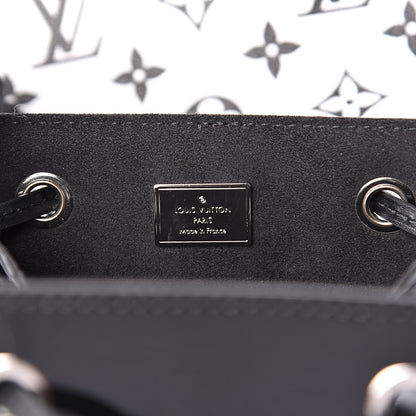 Louis Vuitton Patent Monogram Hot Springs Backpack Black White 6 of 9