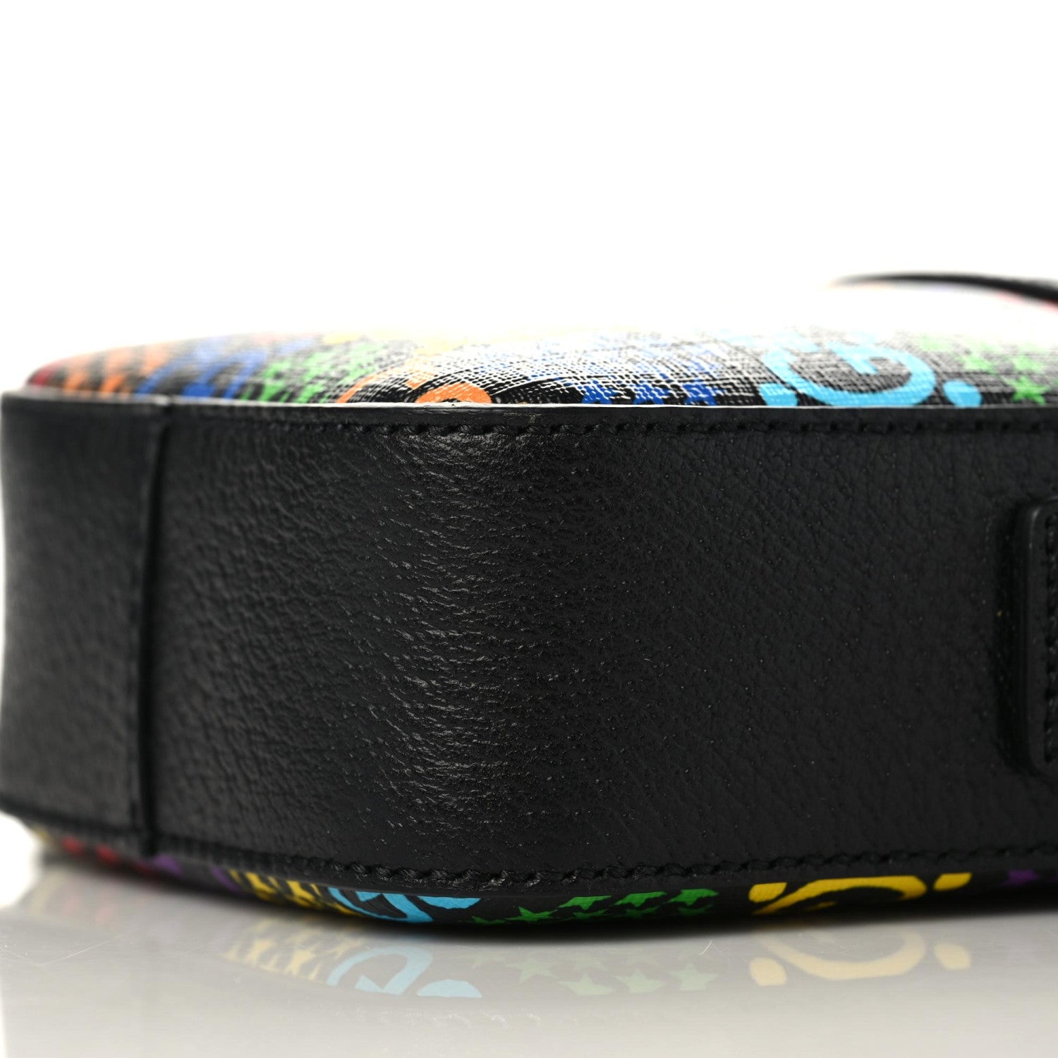 Gucci GG Supreme Monogram Psychedelic Messenger Bag Black 5 of 10