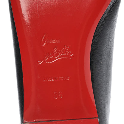 Christian Louboutin Shiny Nappa Konstantina Flats 36 Black 6 of 9