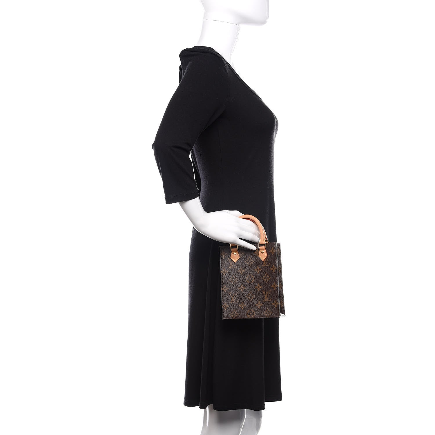 Louis Vuitton Monogram Petit Sac Plat 3 of 10