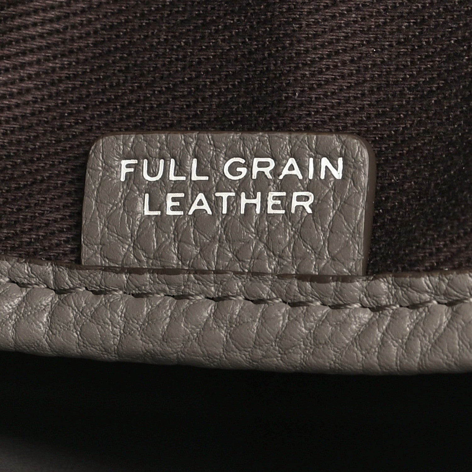 Marc Jacobs Grained Calfskin Small The Tote Bag Cement 7 of 10