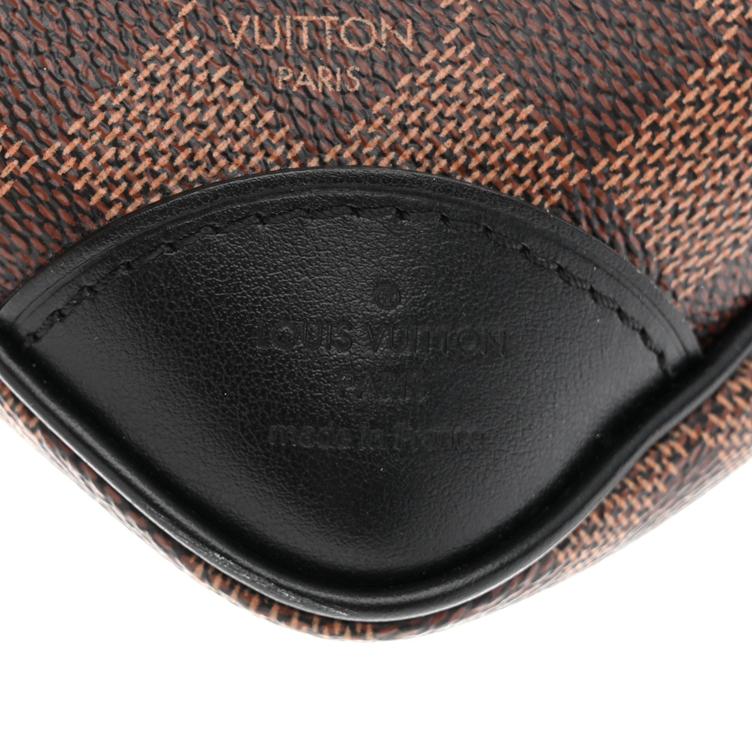 Louis Vuitton Damier Ebene Odeon PM Black 6 of 9
