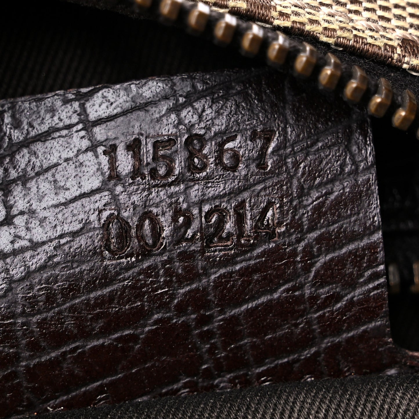 Monogram Medium Horsebit Chain Hobo Dark Brown