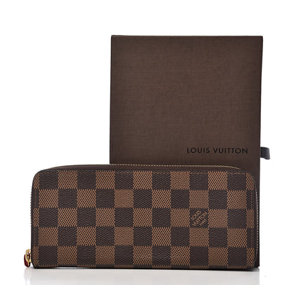 Louis Vuitton Damier Ebene Clemence Wallet Cherry 8 of 8