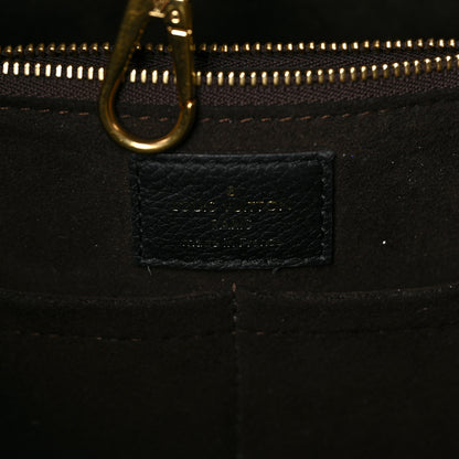 Louis Vuitton Calfskin Monogram Kimono Tote Black 6 of 9
