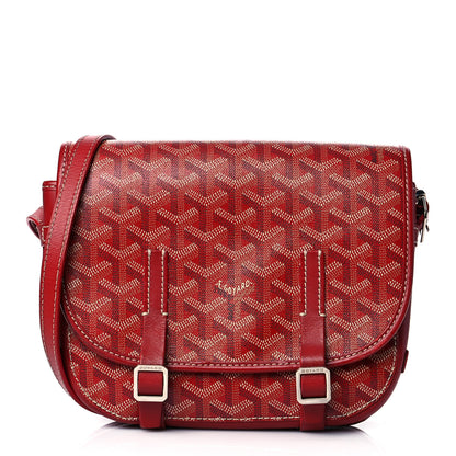Goyard Goyardine Belvedere PM Messenger Bag Red 1 of 9