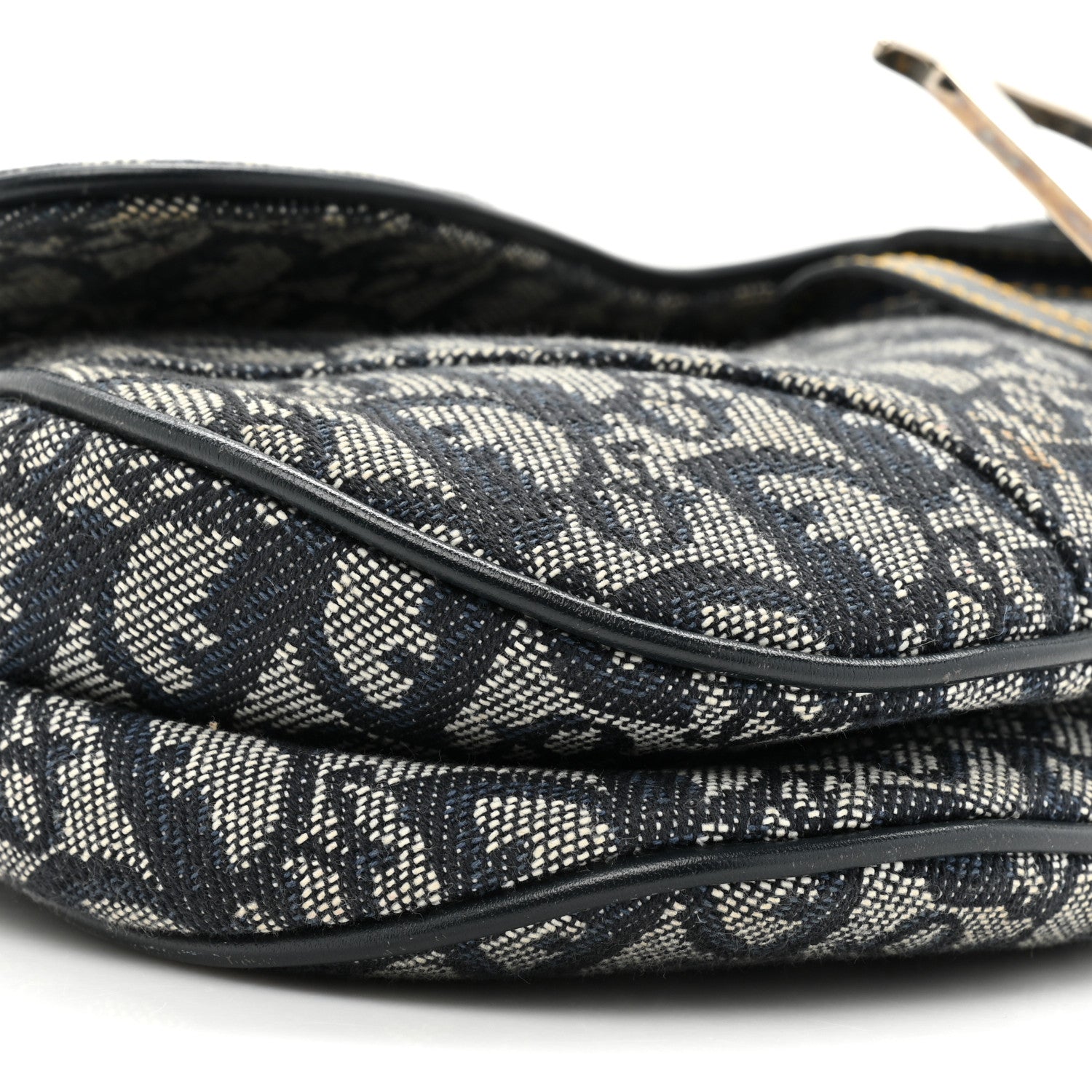 Christian Dior Monogram Saddle Bag Blue 9 of 14