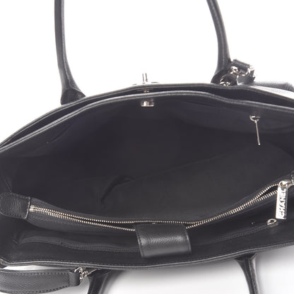 Chanel Calfskin Cerf Shopper Tote Black 6 of 14