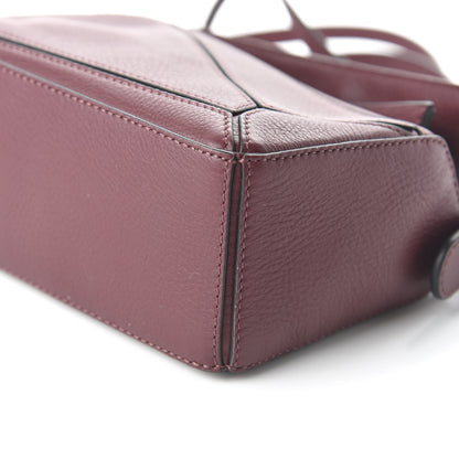 Loewe Calfskin Mini Puzzle Bag Wine 6 of 10