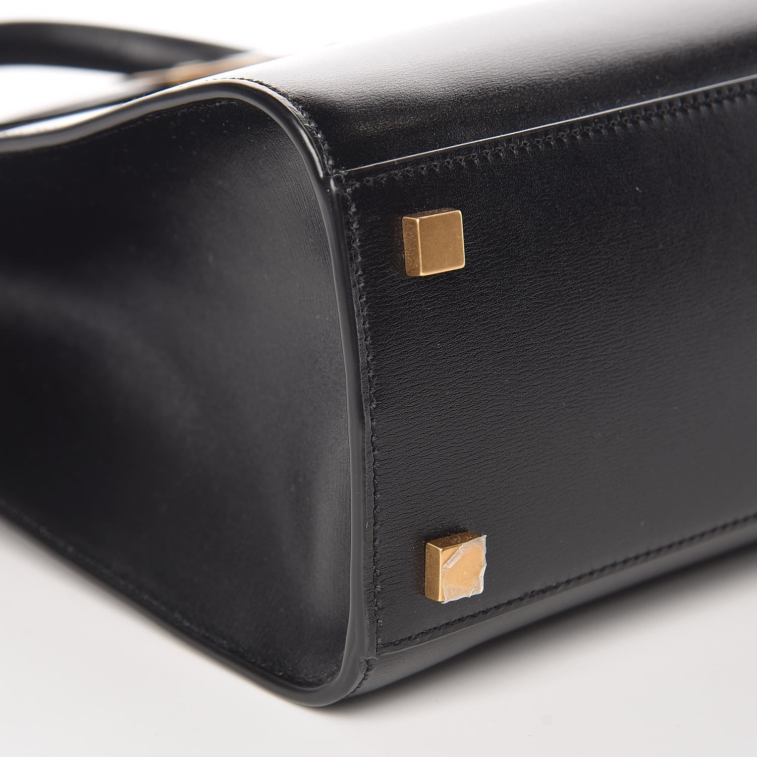 Saint Laurent Calfskin Small Manhattan Shopper Tote Black 9 of 10
