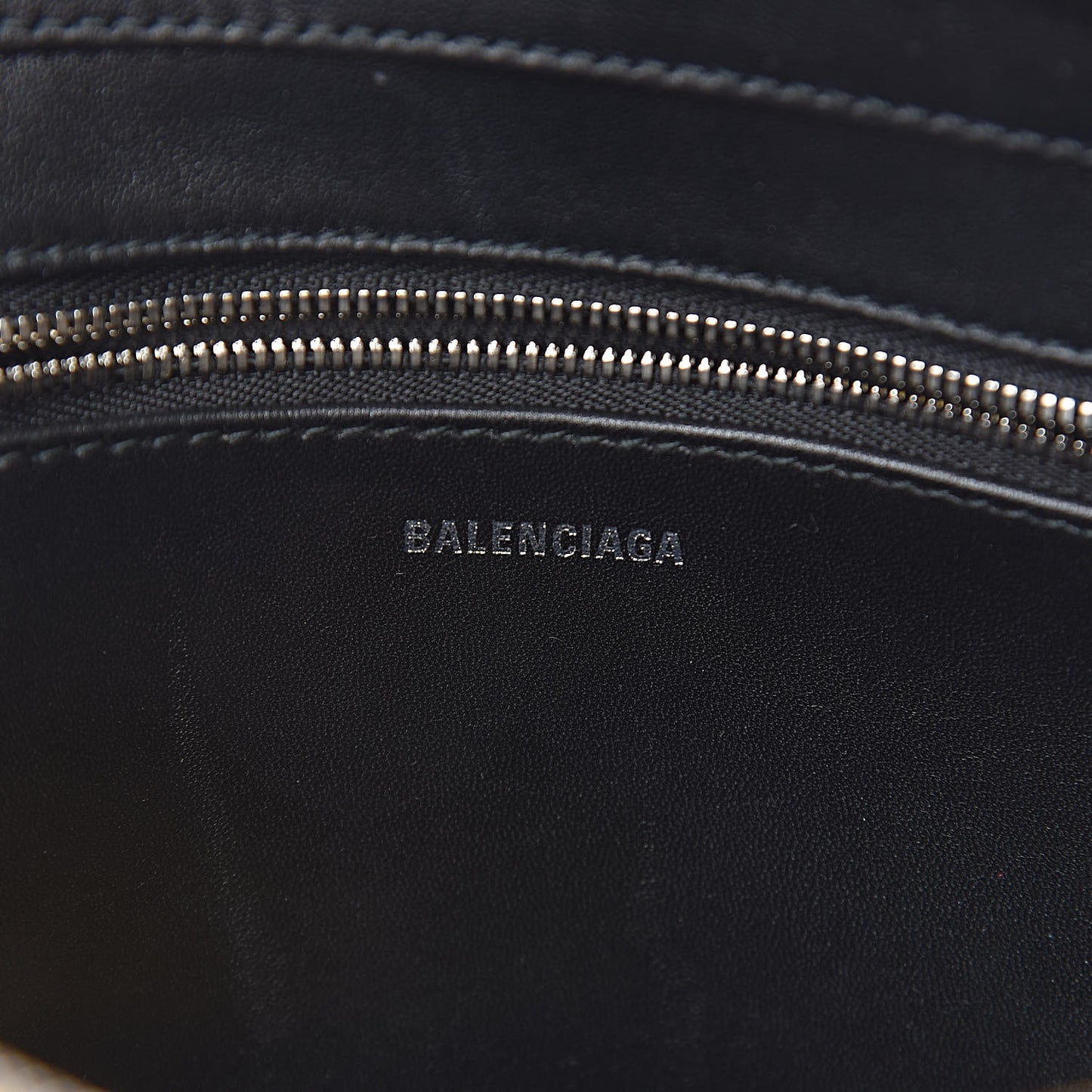 Shiny Day Calfskin Logo XS Triangle Duffle Jaune Black