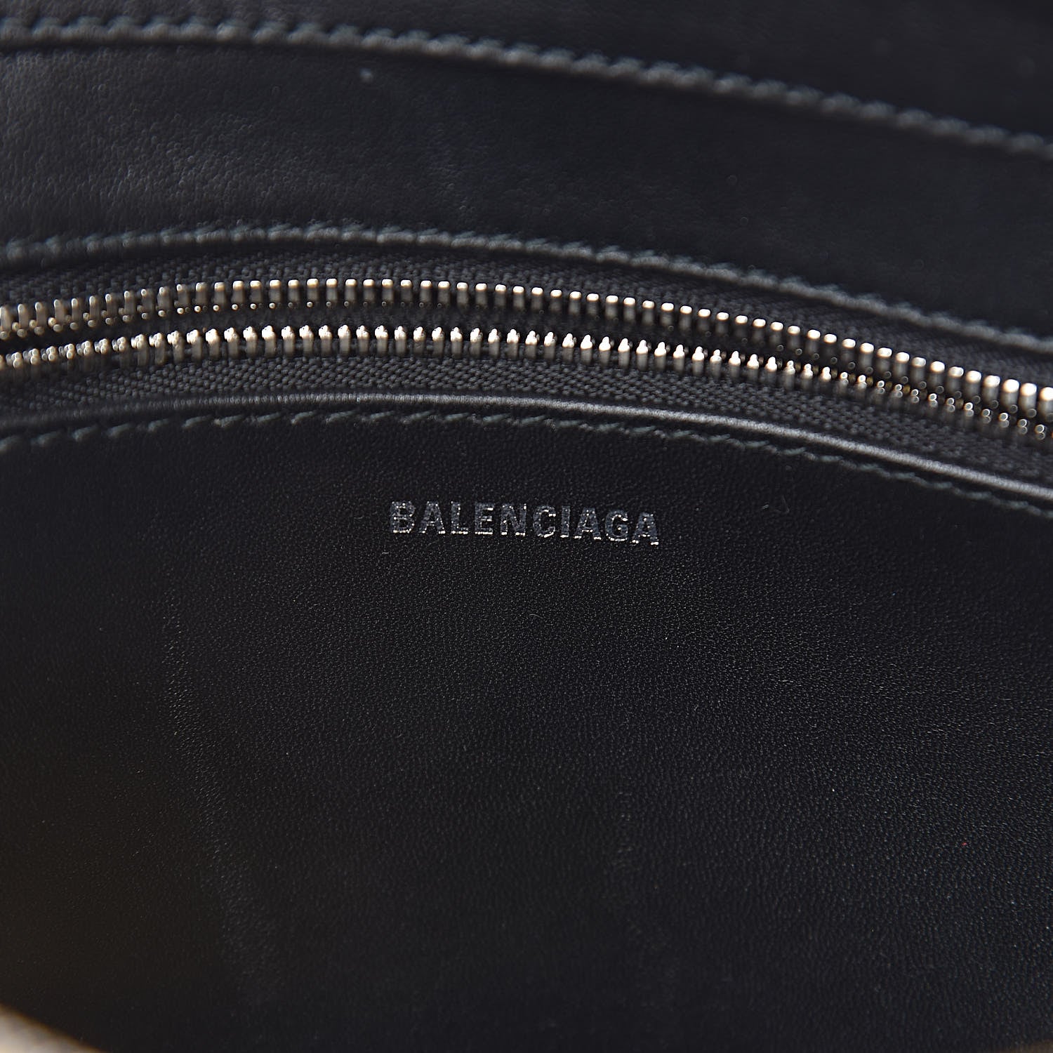 Balenciaga Shiny Day Calfskin Logo XS Triangle Duffle Jaune Black 7 of 10