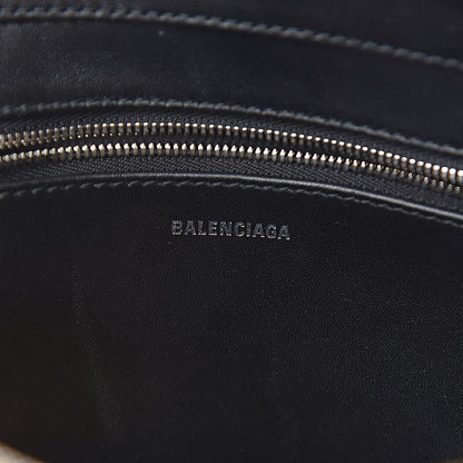 Balenciaga Shiny Day Calfskin Logo XS Triangle Duffle Jaune Black 7 of 10
