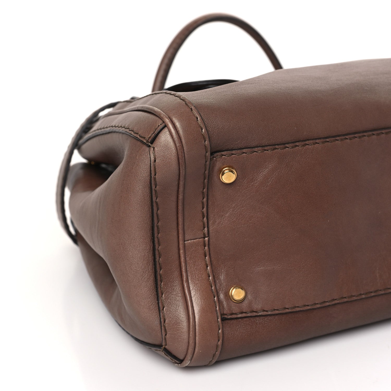 Gucci Calfskin Medium GG Running Tote Brown 8 of 10