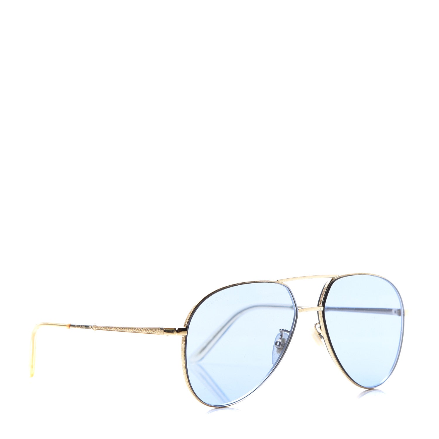 Gucci Aviator Sunglasses GG0356S Gold 3 of 6