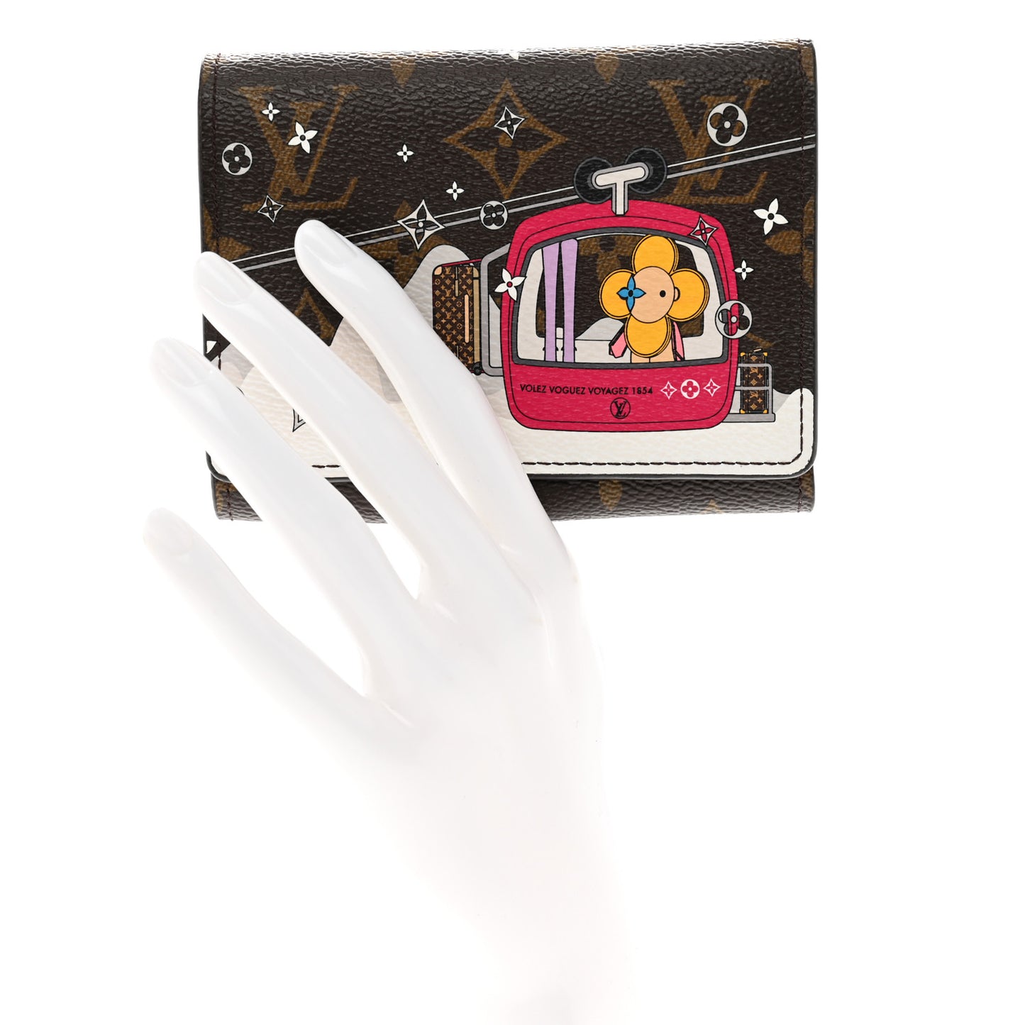 Monogram 2019 Christmas Animation Victorine Wallet Fuchsia