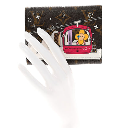 Louis Vuitton Monogram 2019 Christmas Animation Victorine Wallet Fuchsia 2 of 7
