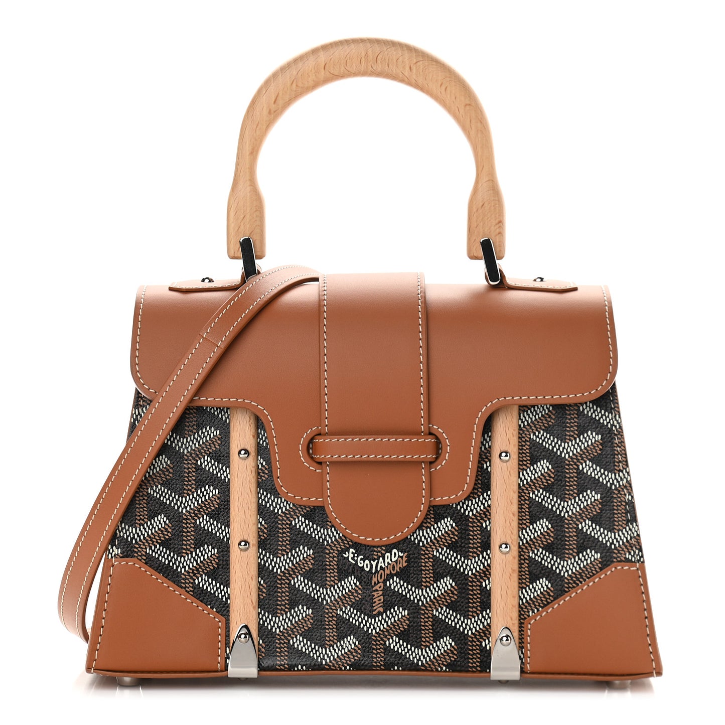 Goyardine Structure Mini Saigon Black Gold