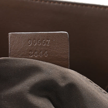 Gucci Monogram Flap Shoulder Bag Brown 7 of 10