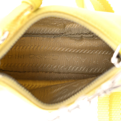 Prada Tessuto Nylon Saffiano Mini Re-Edition 2000 Shoulder Bag Ananas 5 of 10