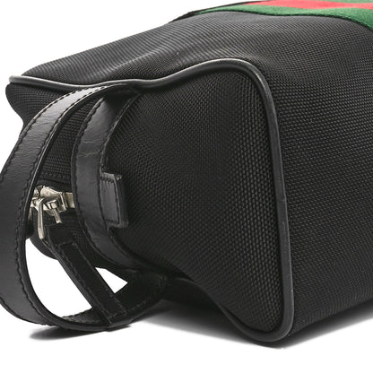 Gucci Techno Canvas Web Toiletry Case Black 9 of 10