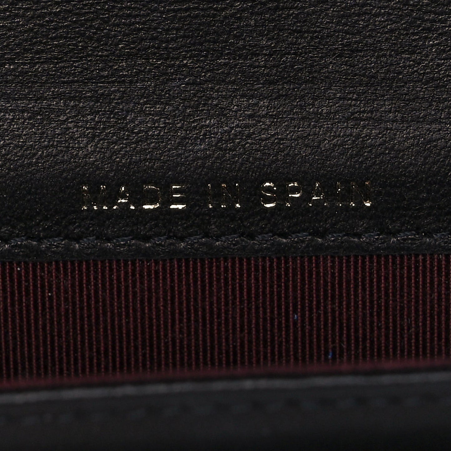 Aged Calfskin Quilted Reissue Flap Card Holder Black