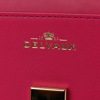 Delvaux Calfskin MM Tempete Satchel Fuchsia 6 of 10