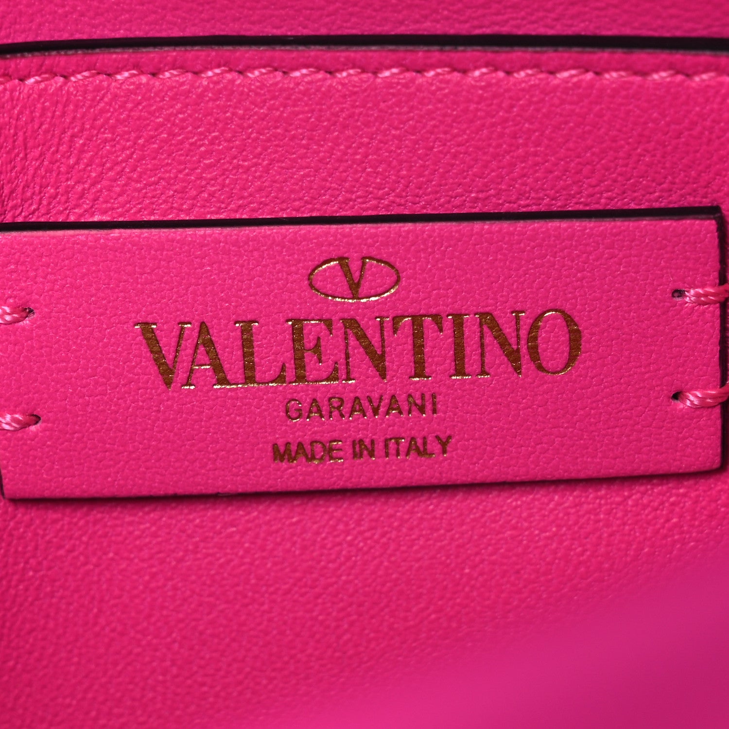 Valentino Garavani Nappa Lacquer Monochrome Small Roman Stud Shoulder Bag Pink PP 5 of 12