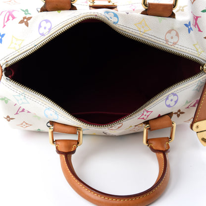 Louis Vuitton Monogram Multicolor Speedy 30 White 5 of 11