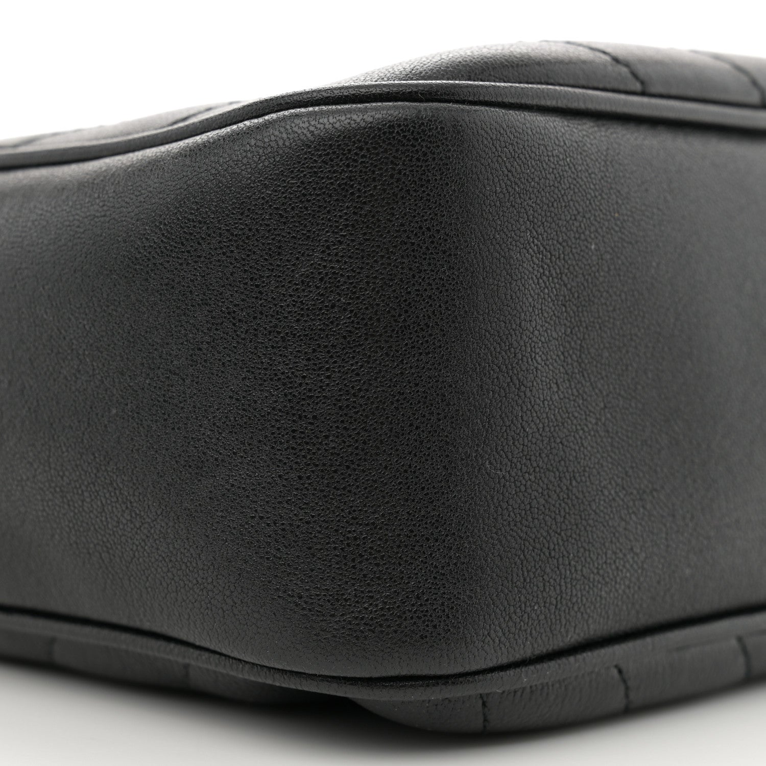 Gucci Sakai Be Green Calfskin Diagonal Stitched Small Blondie Shoulder Bag Black 9 of 10