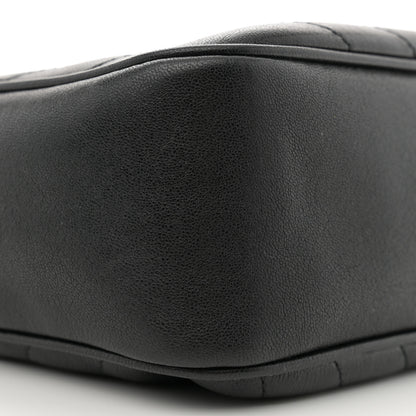 Gucci Sakai Be Green Calfskin Diagonal Stitched Small Blondie Shoulder Bag Black 9 of 10
