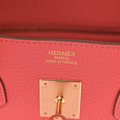 Hermes Taurillon Clemence BIRKIN 35 Rose Jaipur 6 of 14