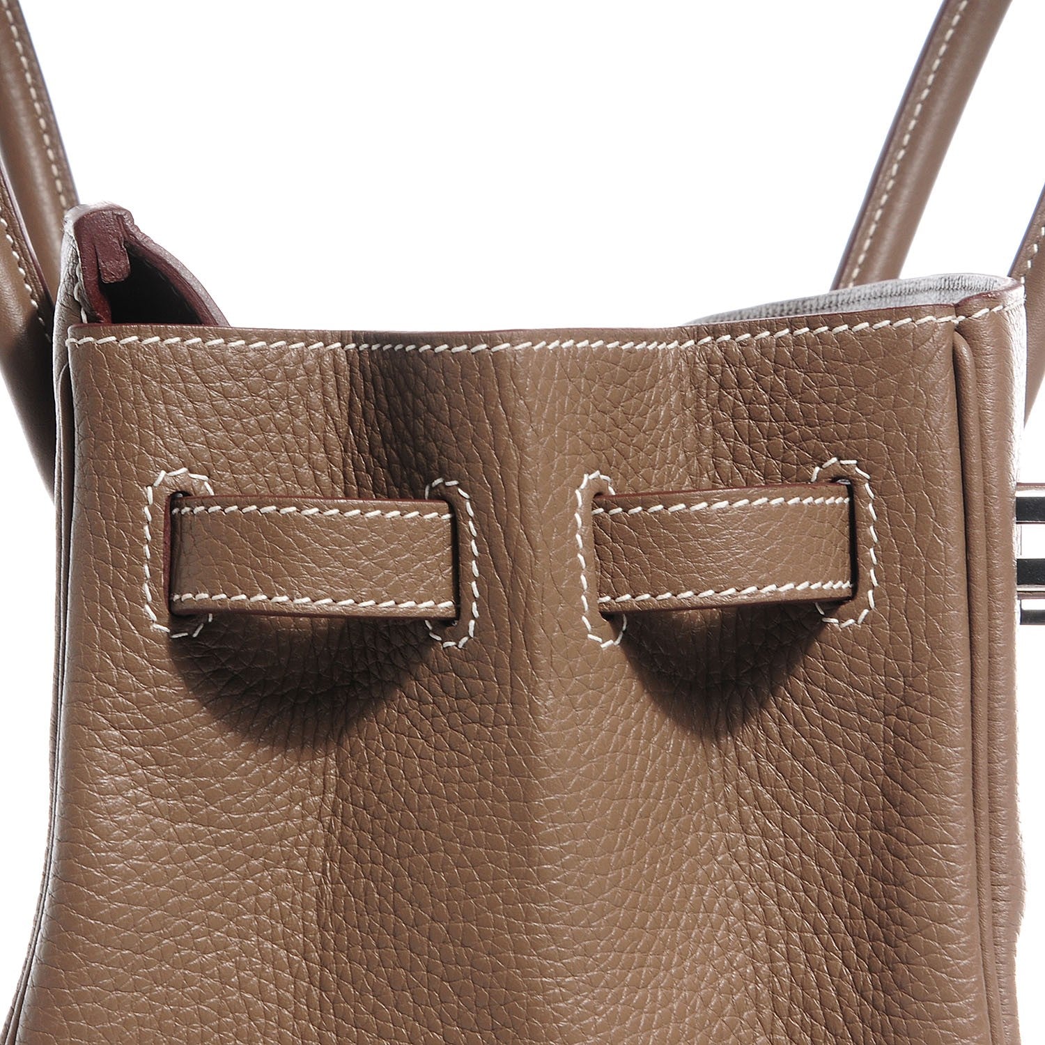 Hermes Taurillon Clemence Birkin 35 Etoupe 13 of 27