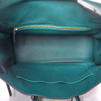 Hermes Togo Birkin 35 Malachite 8 of 31