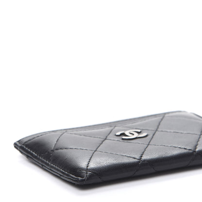 Chanel Lambskin Quilted Card Holder Black 9 of 10