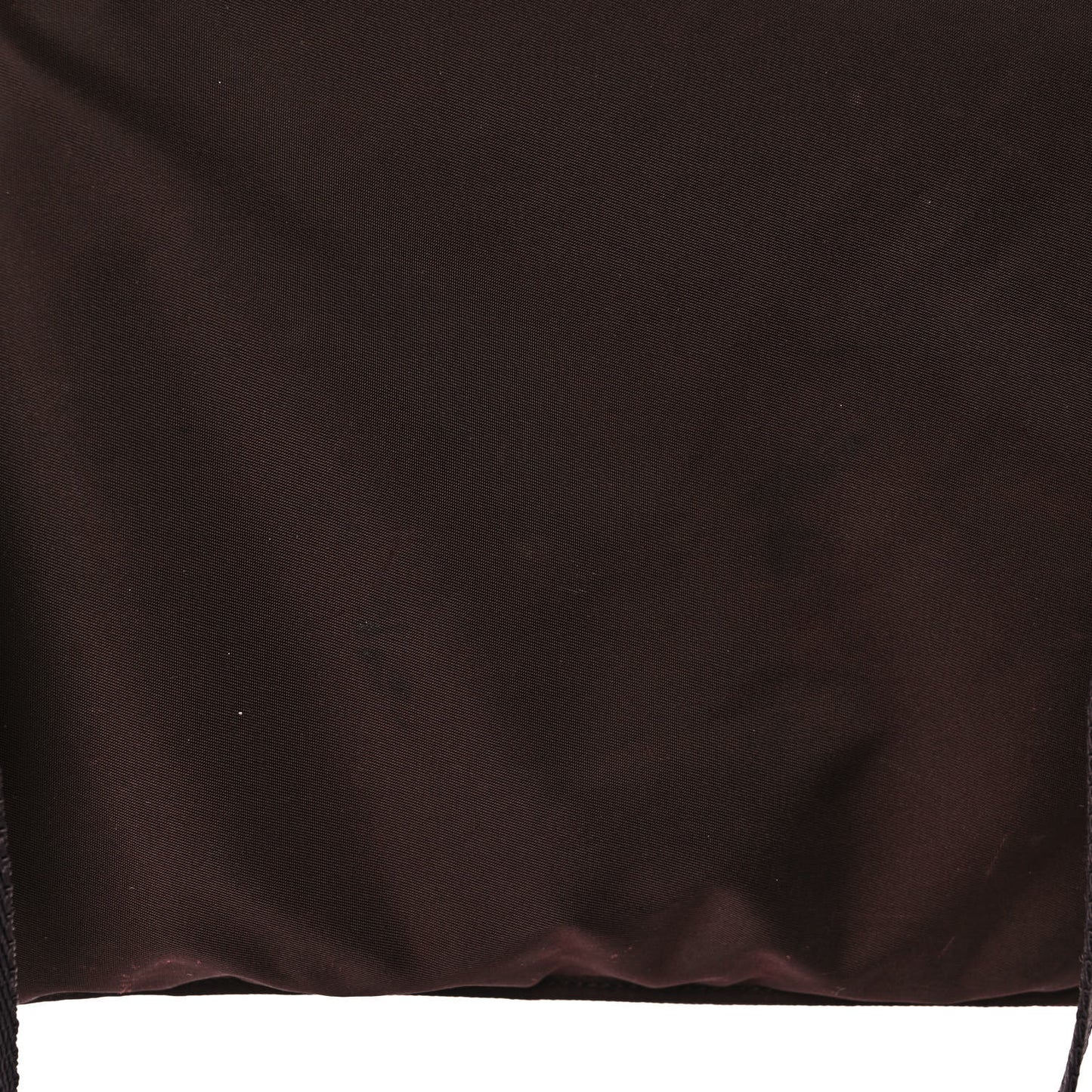 Nylon Flat Messenger Bag Brown