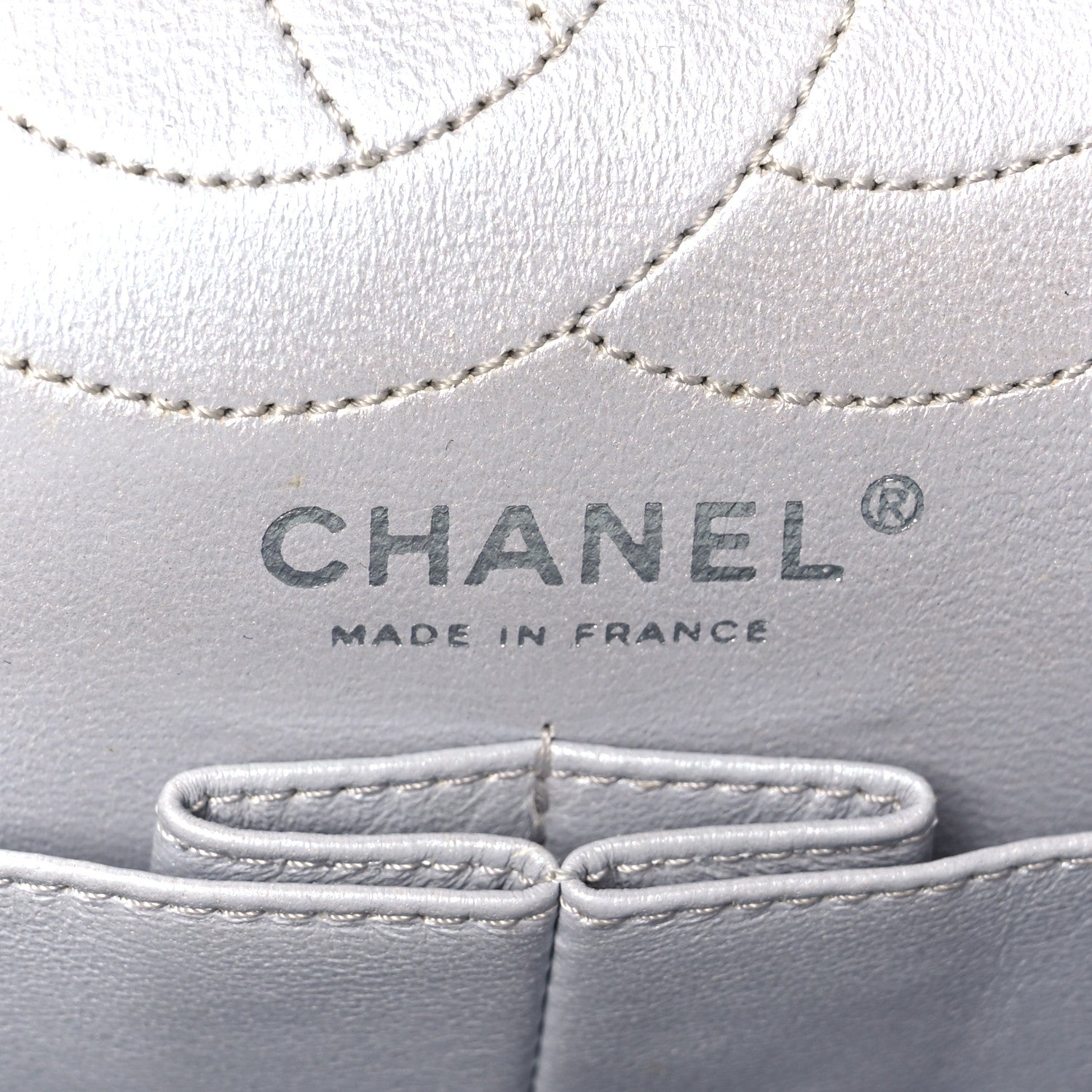Chanel Metallic Lambskin Quilted 2.55 Reissue 226 Flap Silver 6 of 11