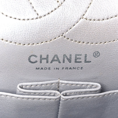 Chanel Metallic Lambskin Quilted 2.55 Reissue 226 Flap Silver 6 of 11