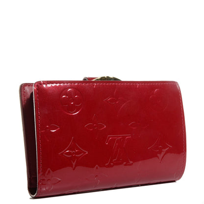 Louis Vuitton Vernis French Purse Wallet Pomme d'Amour 2 of 7