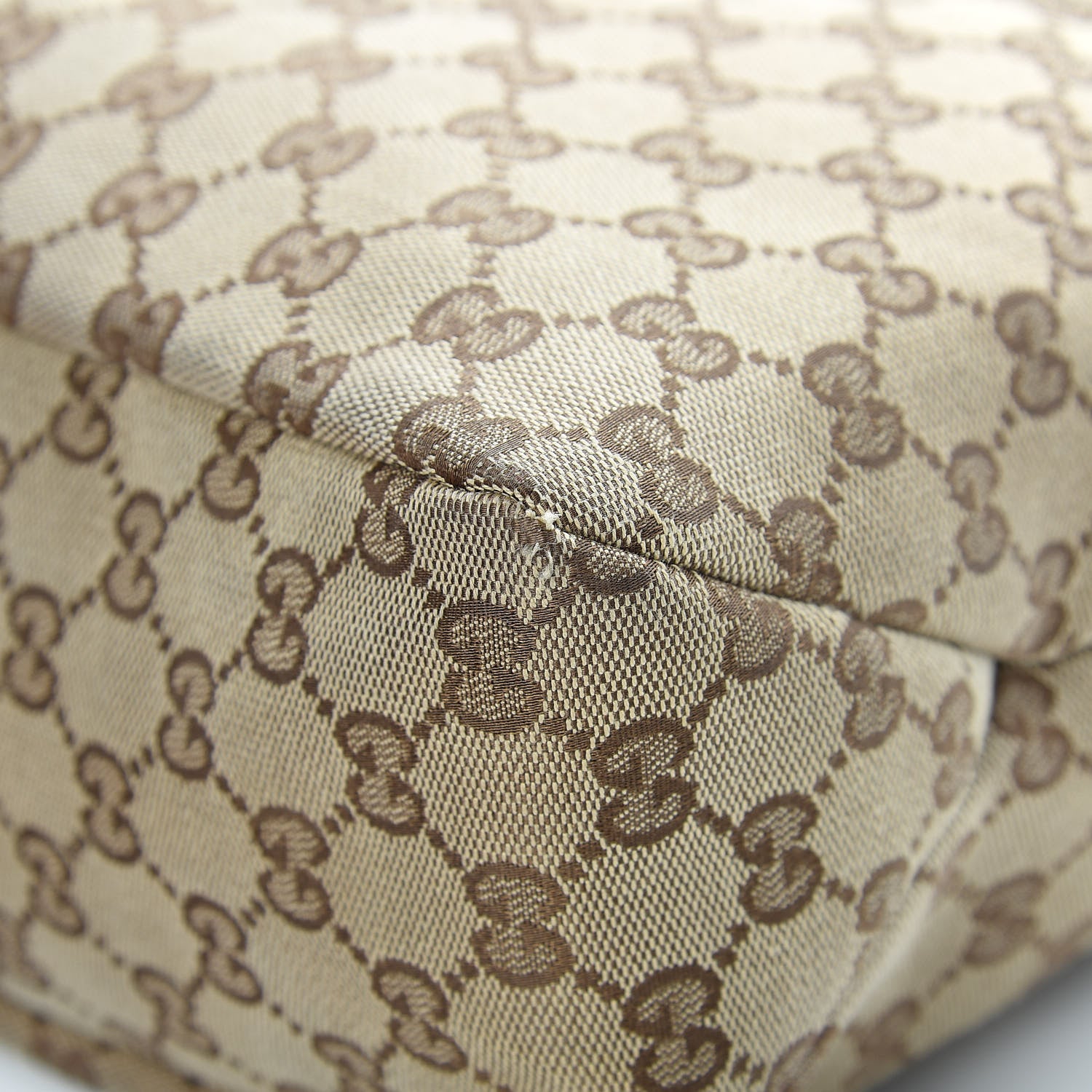Gucci Monogram Medium Horsebit Chain Hobo Dark Brown 10 of 14