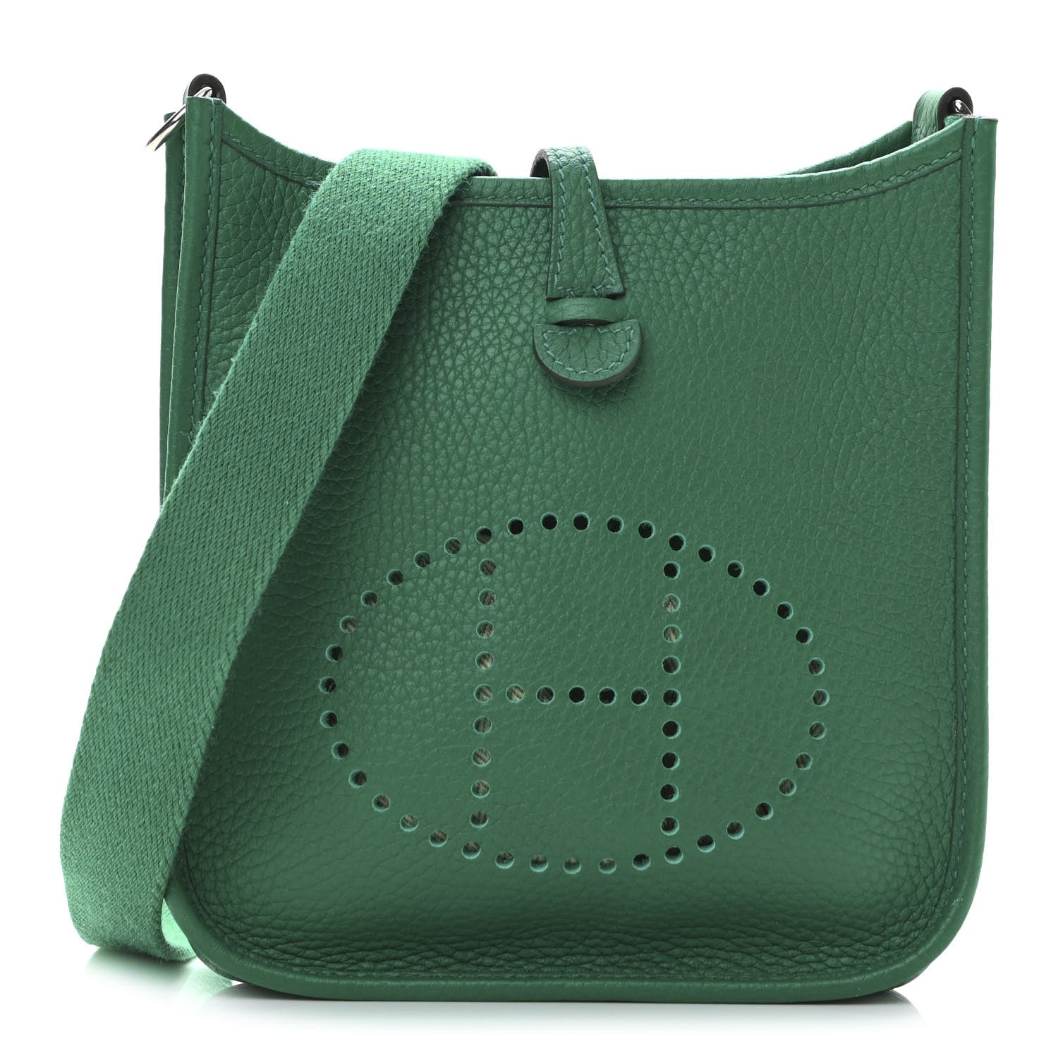 Hermes Taurillon Clemence Evelyne TPM Vert Vertigo 1 of 11