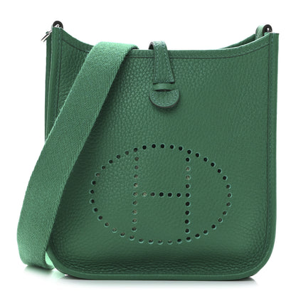 Hermes Taurillon Clemence Evelyne TPM Vert Vertigo 1 of 11