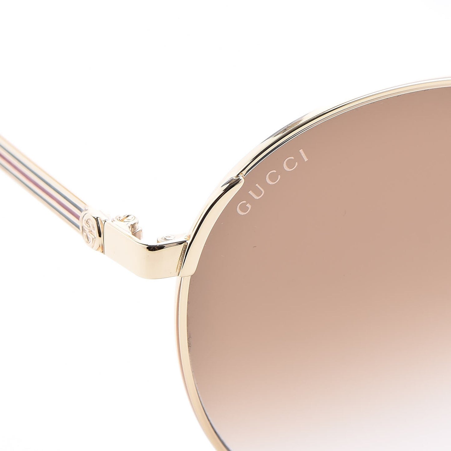 Web Round Sunglasses GG0206SK Gold