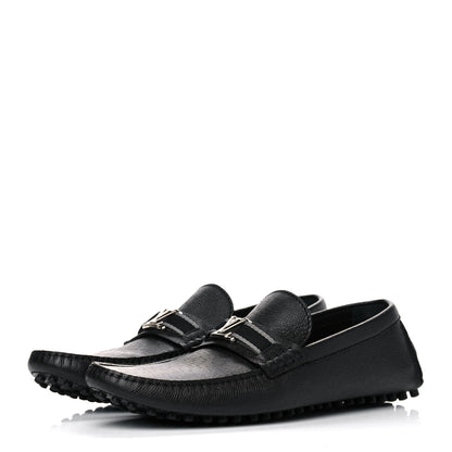 Louis Vuitton Taiga Hockenheim Moccasin Loafers 8.5 Black 3 of 12
